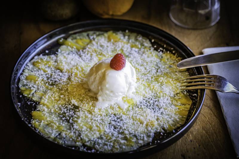 carpaccio d'ananas